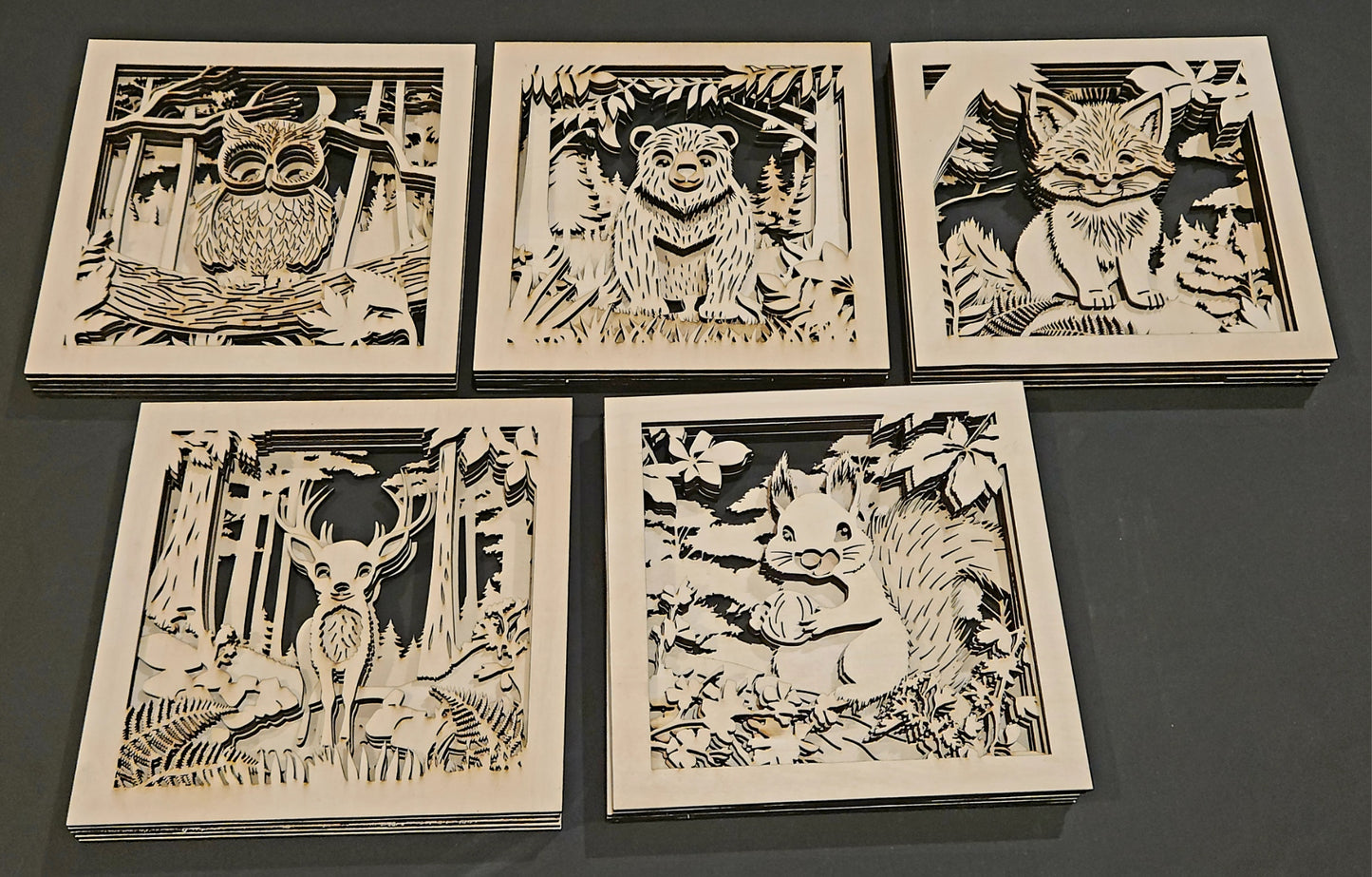 Enchanting DIY Forrest Animal Painting Kits: Creative Craft Projects for Kids & Adults - 9x9 Art Gift