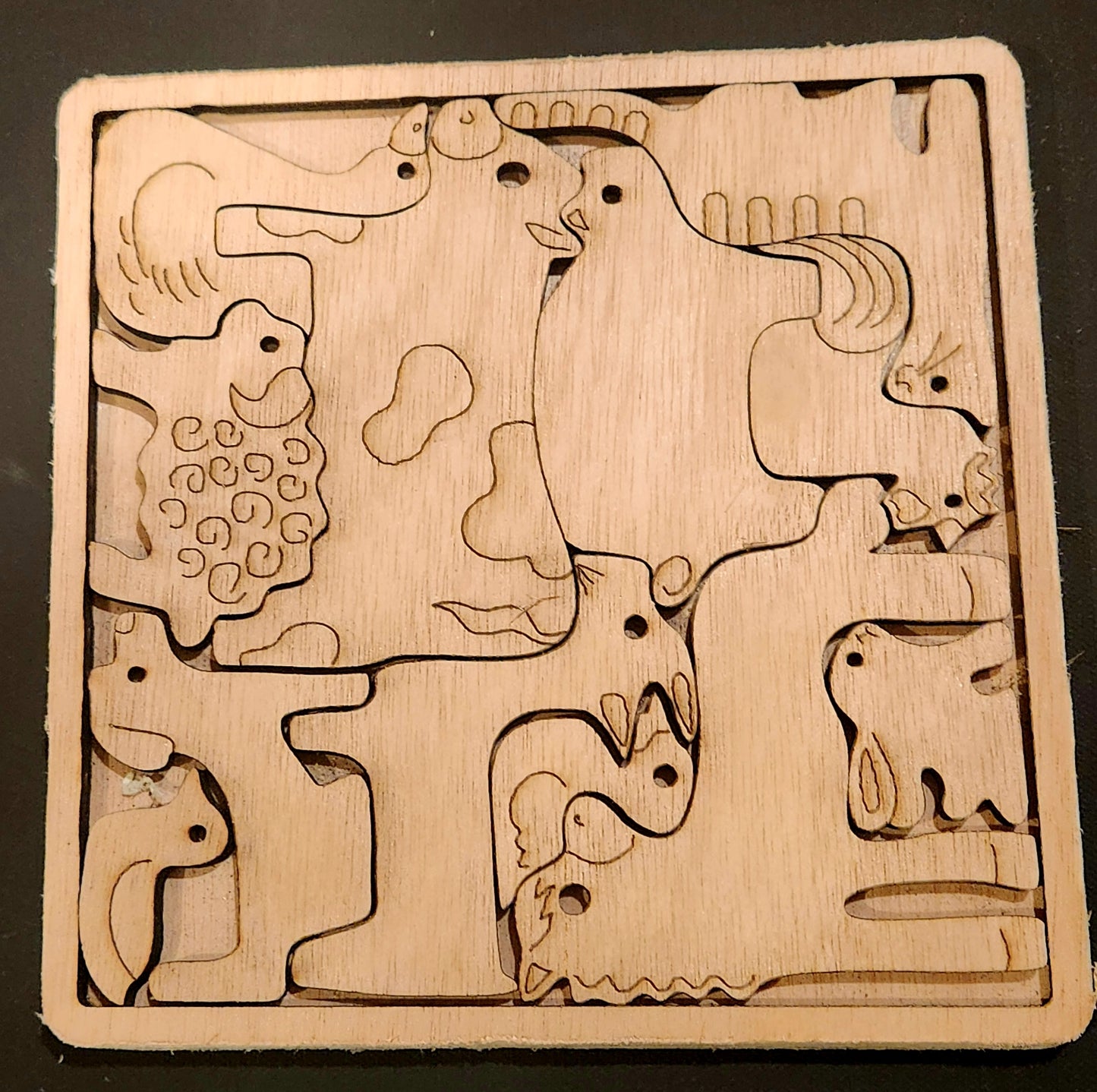 Kids U-color Puzzles (Set of 4 puzzles)