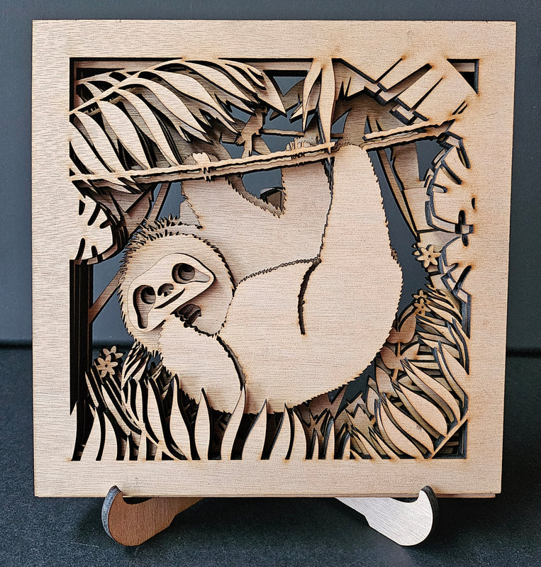 DIY Jungle Animal Painting Kits: Creative Craft Projects for Kids & Adults - 8x8 Art Gift